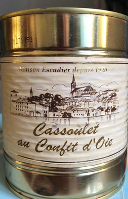 Cassoulet au confit d'oie