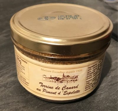 Terrine de canard au piment d'Espelette