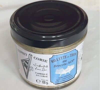 Rillette de thon au Brocciu AOP