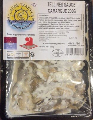 Tellines Sauce Camargue 200g