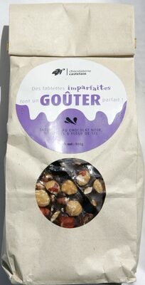 Tablettes au chocolat noir, noisettes & fleur de sel