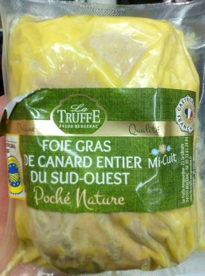 Foie gras de Canard entier du Sud-Ouest poché nature