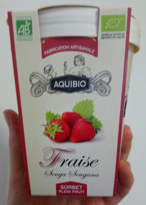 Sorbet Plein fruit Fraise