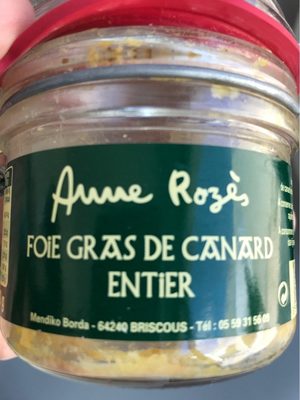 Foie gras de canard entier