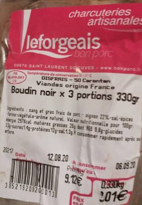 Boudin noir