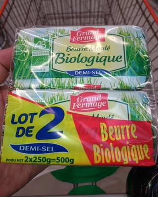 Beurre Moulé Biologique Demi-Sel