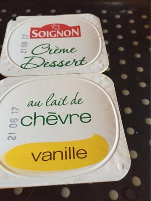 Crème dessert au lait de chèvre à la vanille