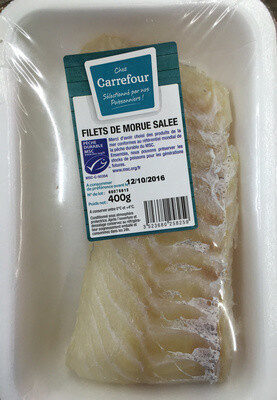 Filets de morue salée
