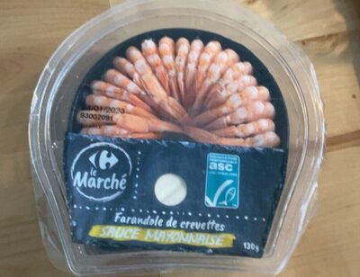 Farandole de crevettes sauce mayonnaise