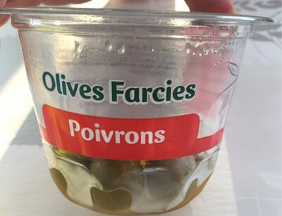 Olives farcies aux poivrons