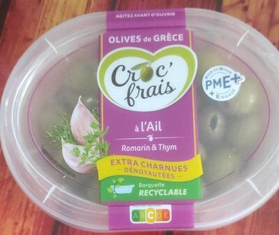 Olives vertes à l'ail