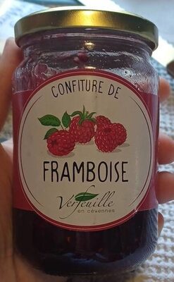 Confiture de framboise des Cevennes VERFEUILLE