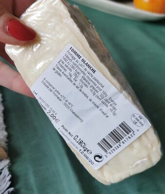 Tome blanche lait de vache