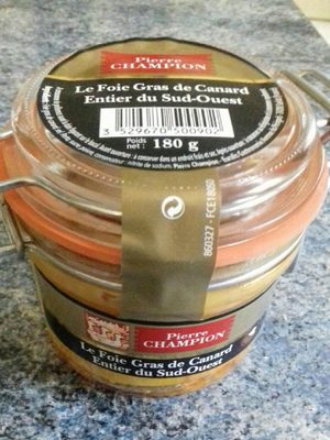 Foie gras de canard entier du sud ouest