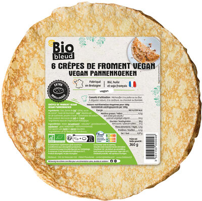Crêpes de froment végan Bio