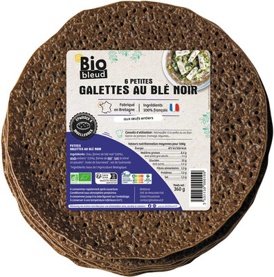 6 Petites Galettes au Blé noir Bio