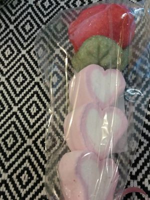 Brochette fleur de guimauve