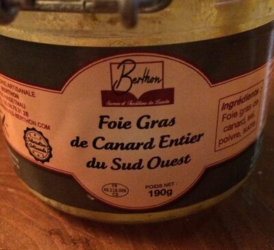 Foie gras de canard entier du Sud Ouest