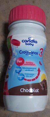 Lait de croissance bébé 3ème âge au chocolat