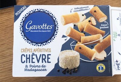 Crêpes apéritives Chèvre & poivre de Madagascar