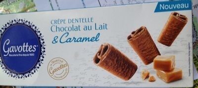 Crêpe Dentelle chocolat Lait Caramel