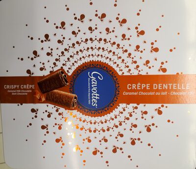 Crêpe dentelle caramel chocolat au lait chocolat noir