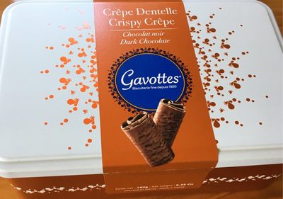 Crêpe dentelle chocolat noir