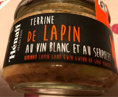 Terrine de lapin au vin blanc et au serpolet