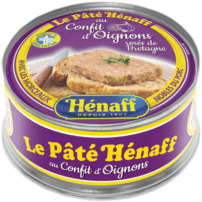 Le Pâté Hénaff au confit d'oignons rosés de Bretagne