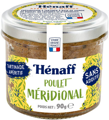 Tartinade de poulet méridional