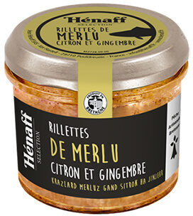 Rillettes de merlu citron gigembre