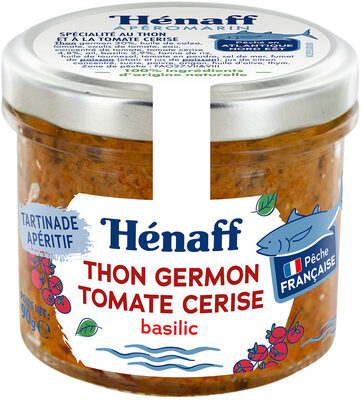 Tartinade Thon Germon au Tomate Cerise et Basilic
