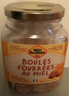 Miels Villeneuve boules fourrées au miel