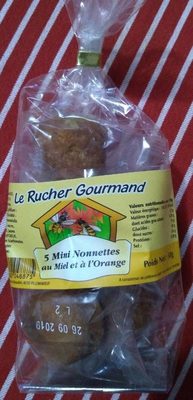 5 Mini Nonnettes au Miel et à l'Orange