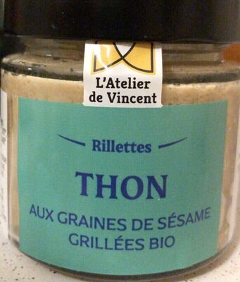 rillettes de thon aux graines de sésame grillées bio