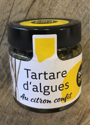 Tartare d'algues au citron confit