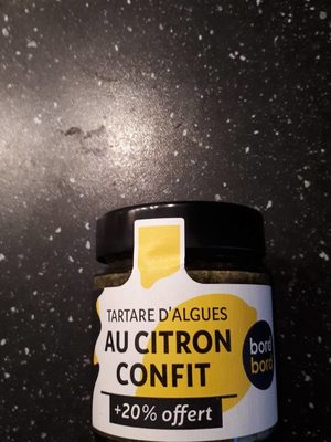 Tartare algue citron confit 135g