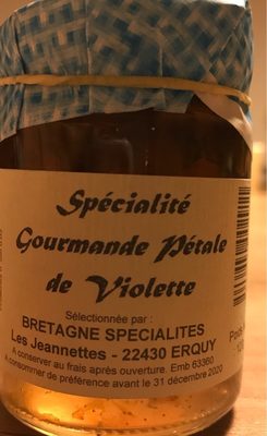 Spécialité goumande pétale de violette