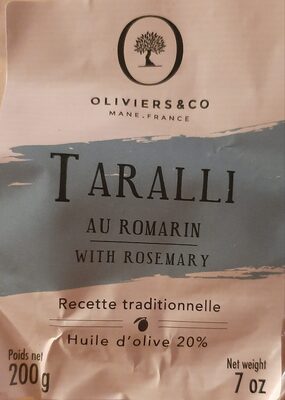 Taralli au romarin