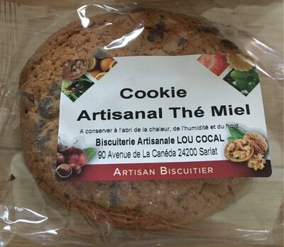 Cookie artisanal thé miel