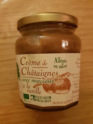 Crème de châtaignes à la vanille