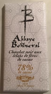 Chocolat noir au eclat de feves de cacao