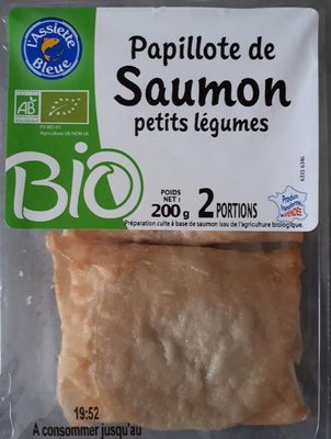 Papillote de saumon et petits légumes