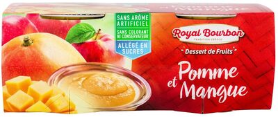 Dessert de fruits pomme/mangue