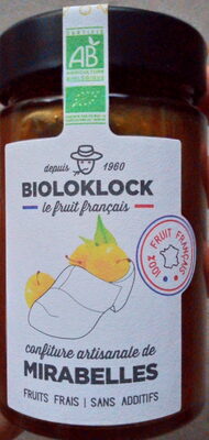 Confiture artisanale de mirabelles