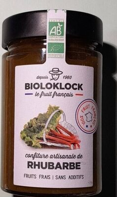 Confiture artisanale de rhubarbe