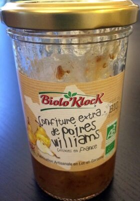 Confiture extra de Poires Williams