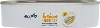 Sardines à l'huile de tournesol (Lot de 3 boîtes 1/4)