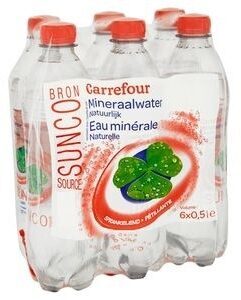 Eau minérale naturelle - Intensément pétillante - Source Sunco