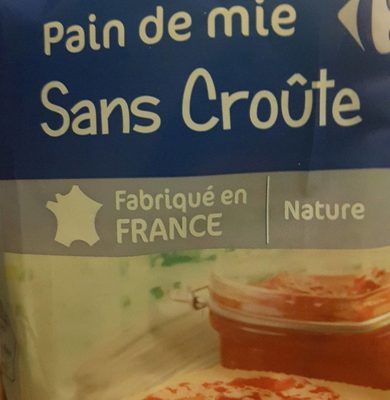 Pain de mie sans croûte